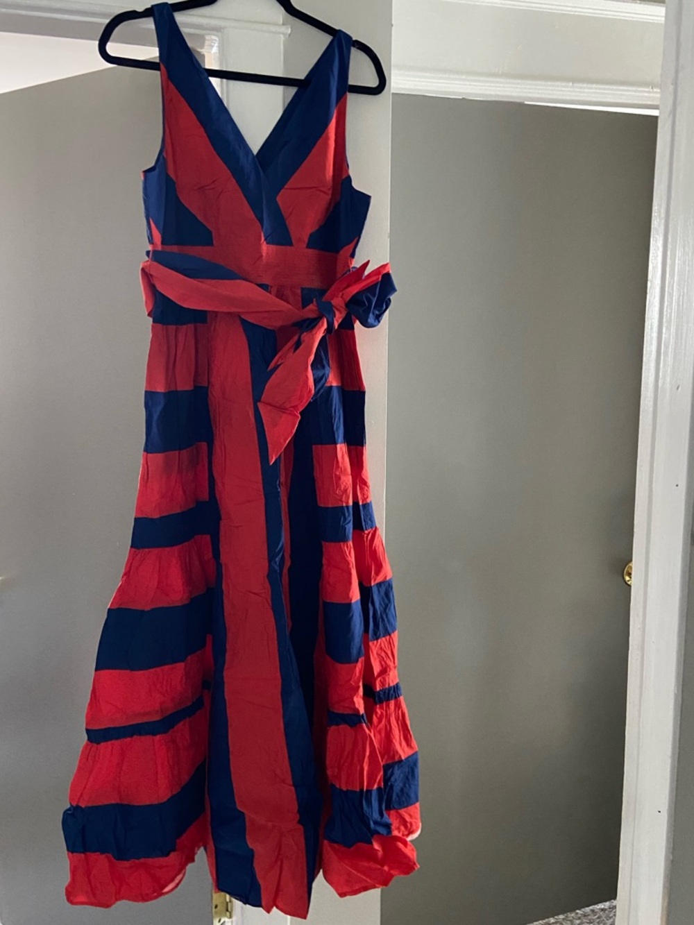 J. Crew women’s nautical maxi dress size 14
